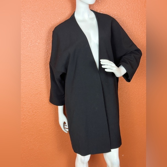 H&M Black Open Front Jacket Size Large - Picture 2 of 12
